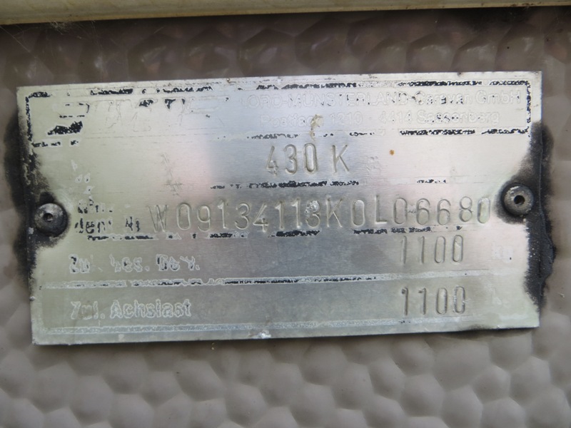 plaque constructeur